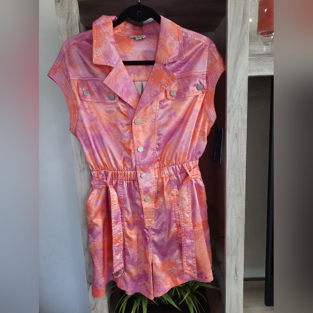 HABITUAL girl Girl's Utility Romper (Big Kids) MULTI size 16, new!!